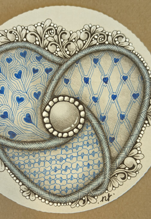Draw a Zentangle® Inspired Heart