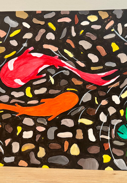 Kids Painting Class: Journey of the Koi