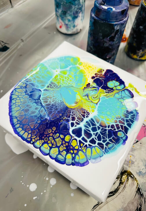 Learn Acrylic Paint Pouring at Home