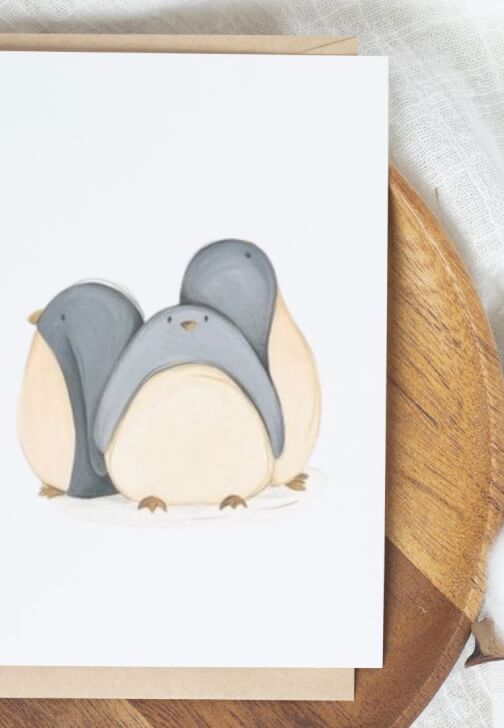 Make Watercolour Animal Postcards