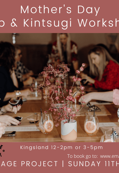 Mother's Day Sip and Kintsugi Workshop
