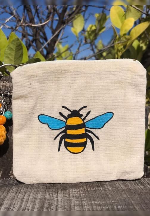 Paint and Personalise Canvas Pouches