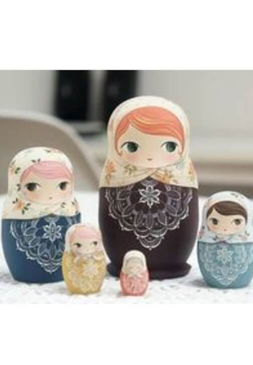 Paint Your Own Babushka Dolls at Home