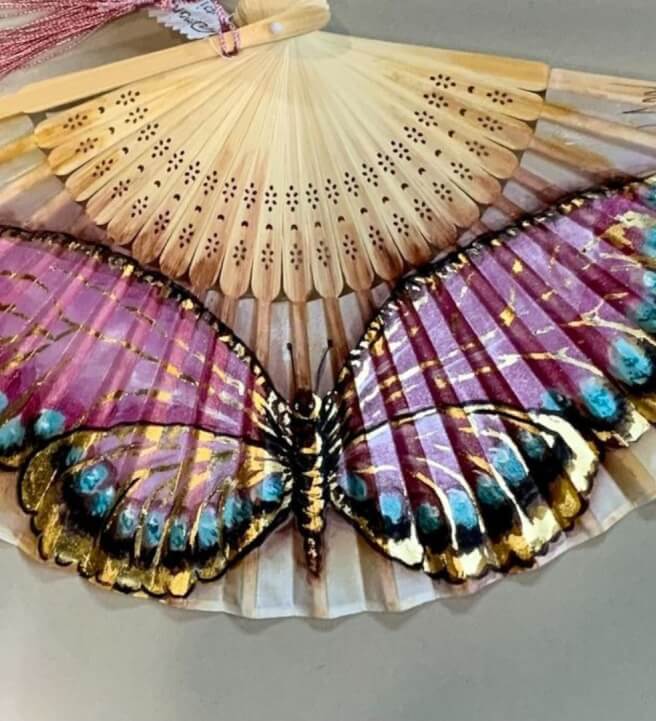 Paint Your Own Watercolour Fan