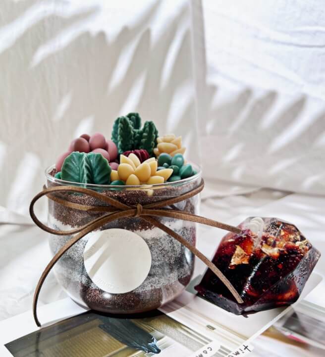 Succulove Candle Class