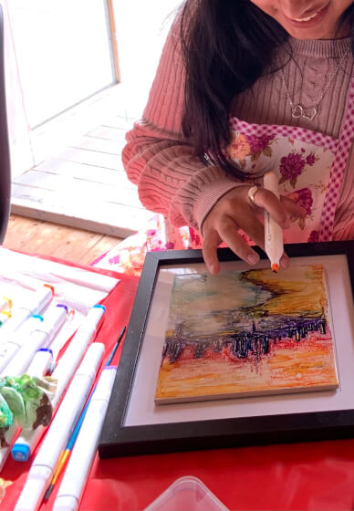 Alcohol Ink and Acrylic Painting Workshop: Let It Flow