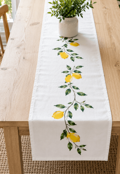 Creative Fabric Painting: Design a Table Runner