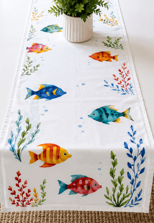 Creative Fabric Painting: Design a Table Runner