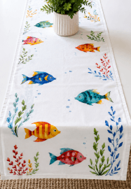 Creative Fabric Painting: Design a Table Runner