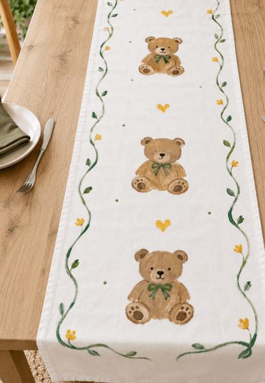 Creative Fabric Painting: Design a Table Runner