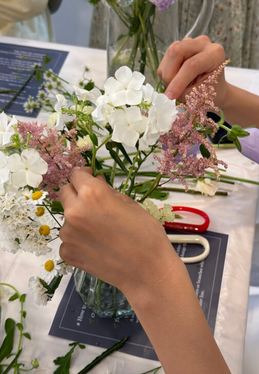 Whimsical Flower Vase Arrangement Workshop