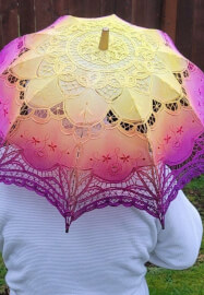 Paint a Lace Parasol
