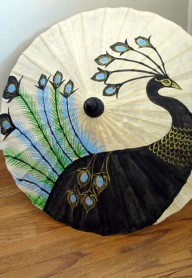 Paint a Paper Parasol