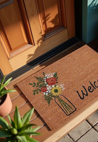 Paint Your Own Coir Doormat Workshop