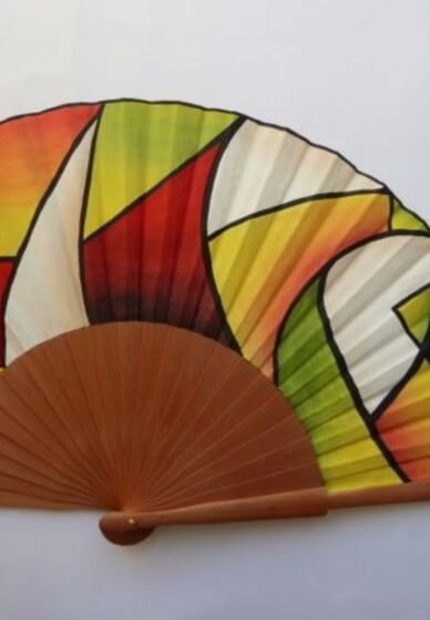 Paint Your Own Watercolour Fan