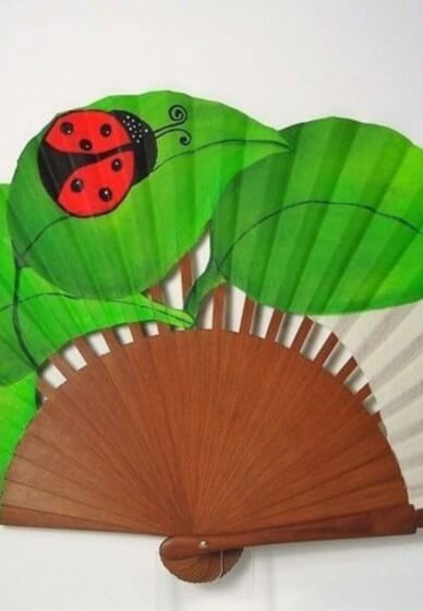 Paint Your Own Watercolour Fan