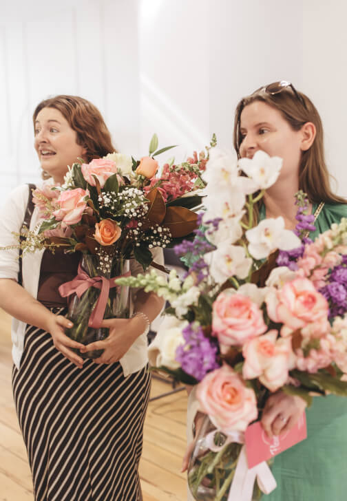 Petals &Prosecco:Modern Vase Design Workshop