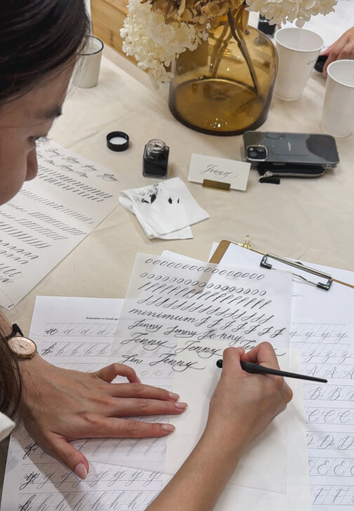 Pointed Nib Modern Calligraphy Workshop