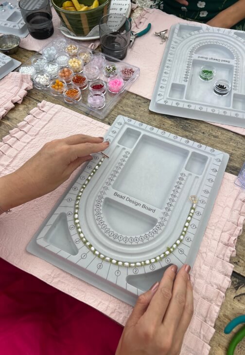 Sip and Bead Jewellery Workshop
