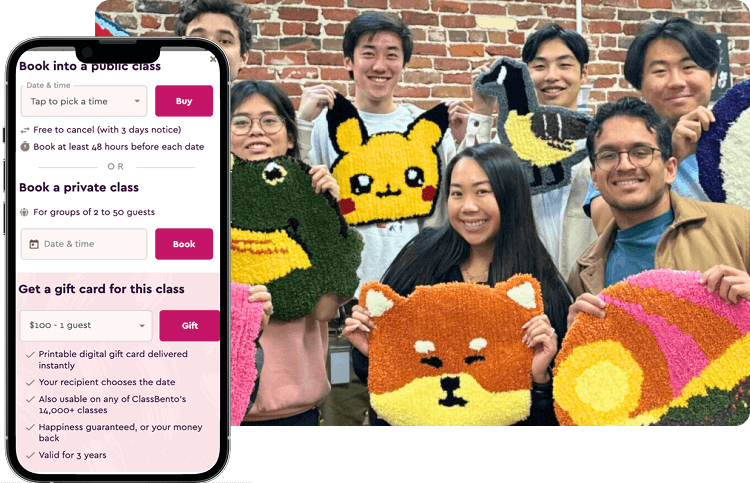 Manage private group events and team building bookings