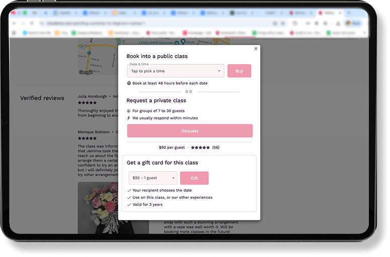 Quick and easy website setup with live preview